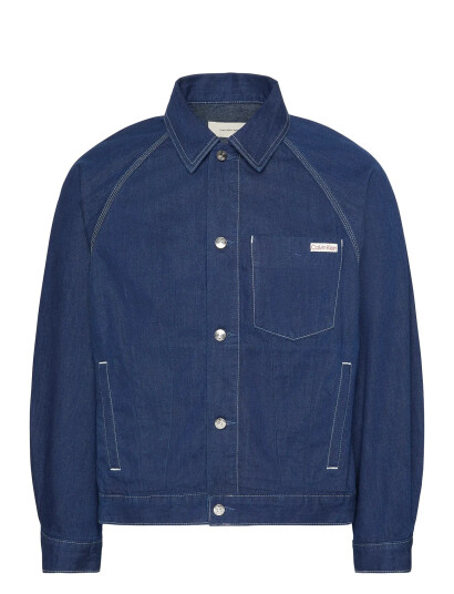 Calvin Klein Jeans Darted Workwear Jacket Shuriken   Blue   XS