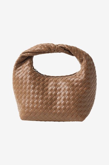 Gina Tricot Vesken Braided Handbag Beige