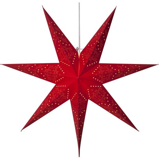 Star Trading Sensy papirstjerne 54 cm rød