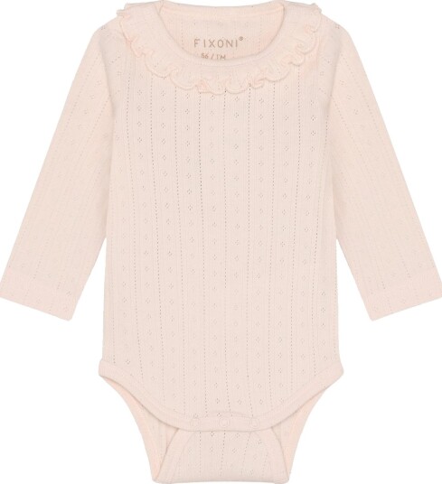 Blå Body Ls Pointelle Pink 74