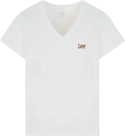 Lee Jeans V Neck Cream XS