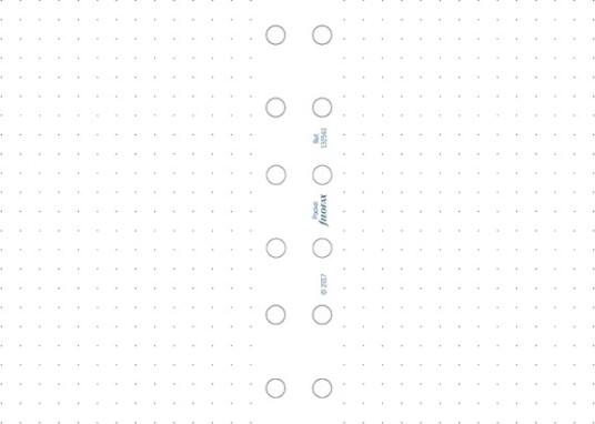 Pocket Noteark Dotted Hvide