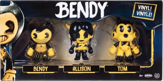 Jakks Bendy And The Ink Machine Figurer 6 Cm 3 Pk