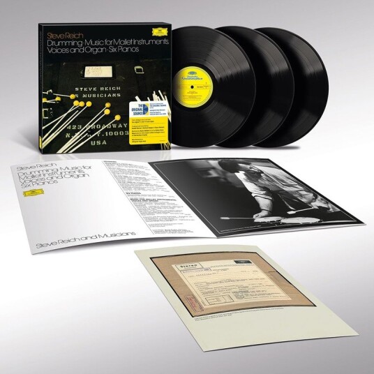 Steve Reich Reich Drumming Music For Mallet Instruments Voices And Organ Six Pianos The Original Source Vinyl