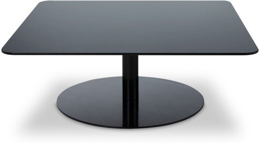 Tom Dixon - Flash Table Square Black Sofabord Svart Glass/metall
