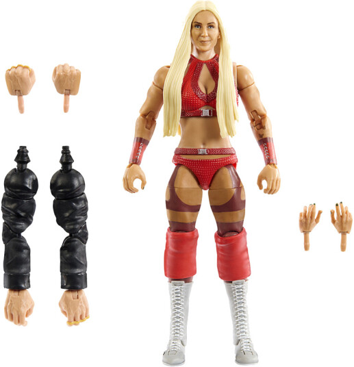 WWE Elite Collection 6" Summerslam Charlotte Flair Action Figure with BuildAFigure Part