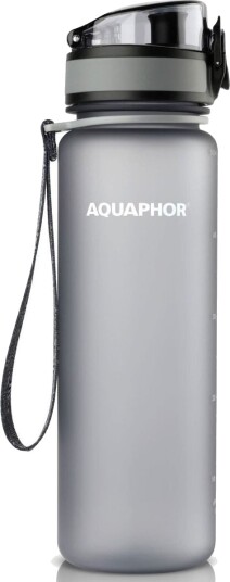 Aquaphor City Vannflaske med filter - 500 ml - Grå Aquaphor City Vannflaske med filter - 500 ml - Grå