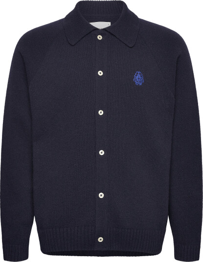 Edwin | Mars Polo Cardigan Navy | M