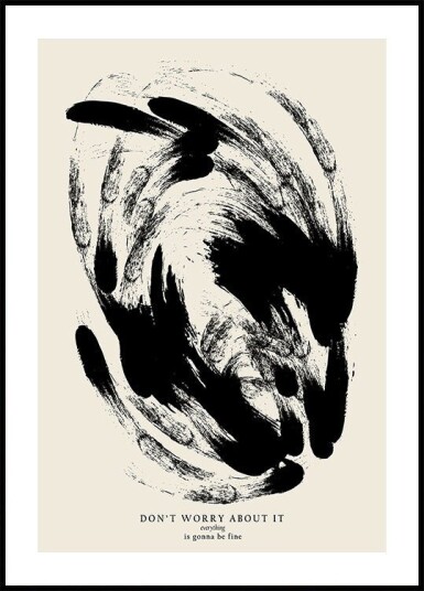 Everything is gonna be fine Plakat / 50x70cm