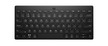 Hp 350 Compact Multi-Device - Tastatur - Trådløs - Bluetooth 5.2 - Svart - Resirkulerbar Emballasje