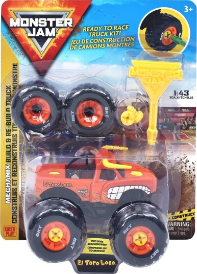 Monster Jam Monstertruck Mechanix 1:43 El Toro Loco Monster Jam Monstertruck Mechanix 1:43 El Toro Loco