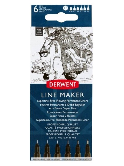 Derwent Line Maker Black (6) Derwent Line Maker Black (6)