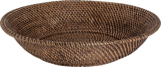 Lama Rattan Stor Rund Kurv 40 Cm - Hyttefeber.No 🇳🇴