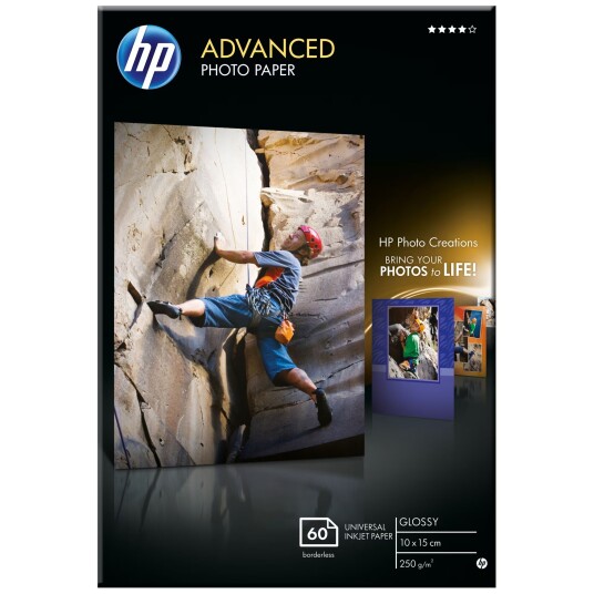 HP glanset fotopapir Advanced HPQ8008A 10x15 cm
