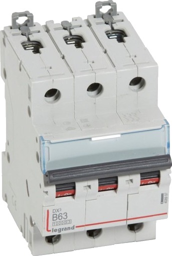 Legrand DX³ MCB automatsikring B63 3P 3M 10/16kA