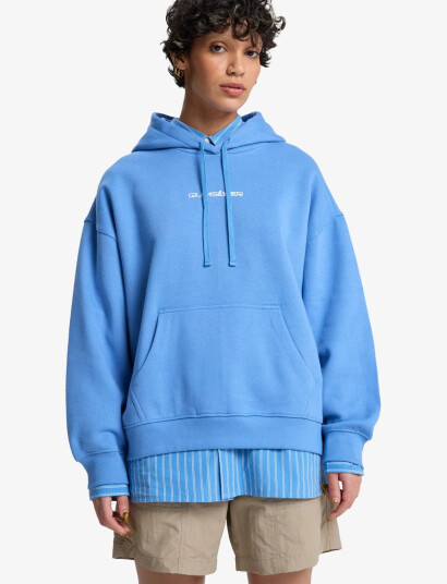 Quiksilver Standard Hoodie Blue L Quiksilver Standard Hoodie Blue L