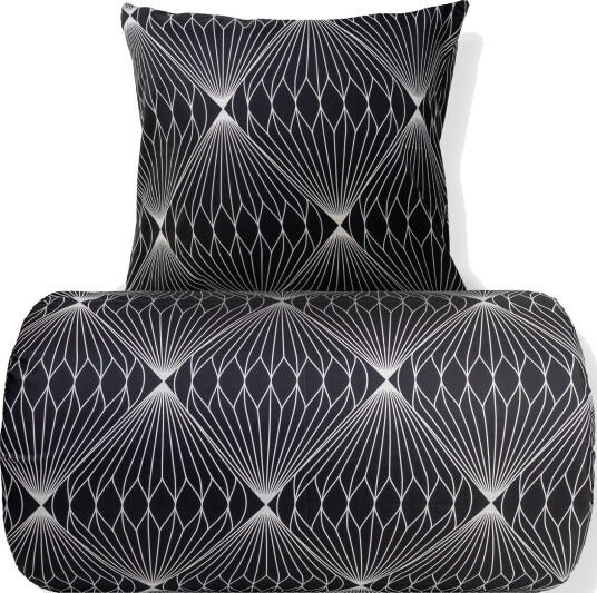 In Style Sengetøy - 140x220 cm - Diamant black - svart - Mikrofiber