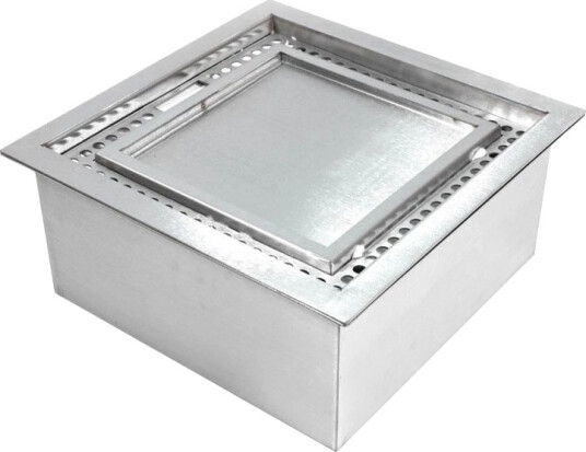 Scandiflames Kvadratisk Brenner 5l 48 Cm Stal