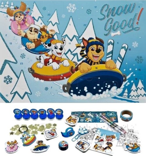 Paw Patrol Julekalender Med Hobbyutstyr 24 Overraskelser