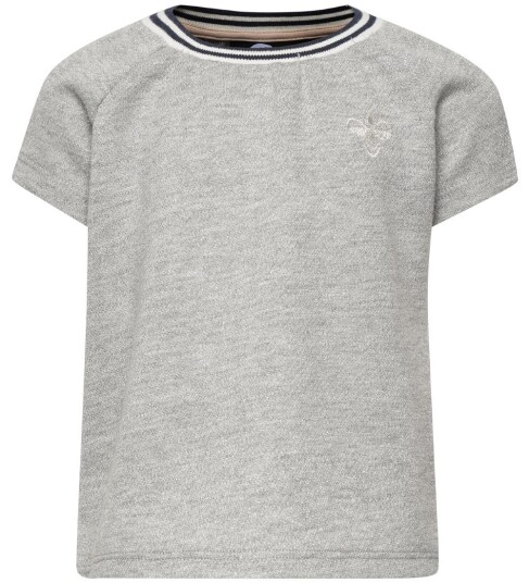 Hummel T skjorte   HMLDemi   Grå Melert m. Glitter   Hummel   62   T skjorte