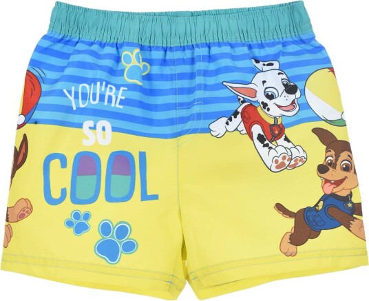 Paw Patrol Badeshorts Yellow 8 år Paw Patrol Badeshorts Yellow 8 år