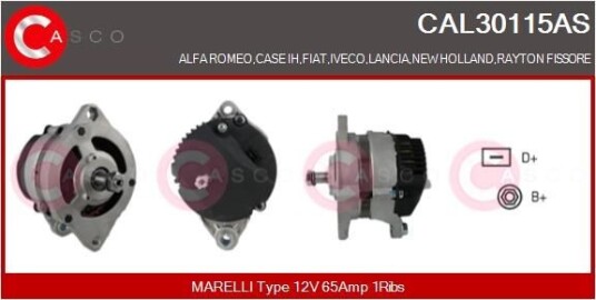 Dynamo CASCO CAL30115AS Dynamo CASCO CAL30115AS