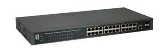 Levelone Gep-2652, Håndtert, L2, Gigabit Ethernet (10/100/1000), Strøm Over Ethernet (Poe), Rack-Montering Levelone Gep-2652, Håndtert, L2, Gigabit Ethernet (10/100/1000), Strøm Over Ethernet (Poe), Rack-Montering