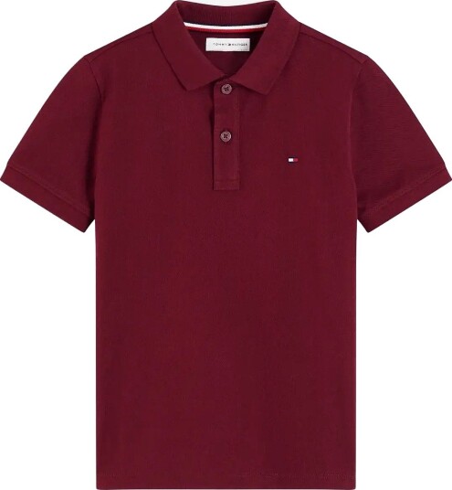 Tommy Hilfiger Flag Polo Ss BURGUNDY 104