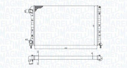 Radiator MAGNETI MARELLI 350213194400