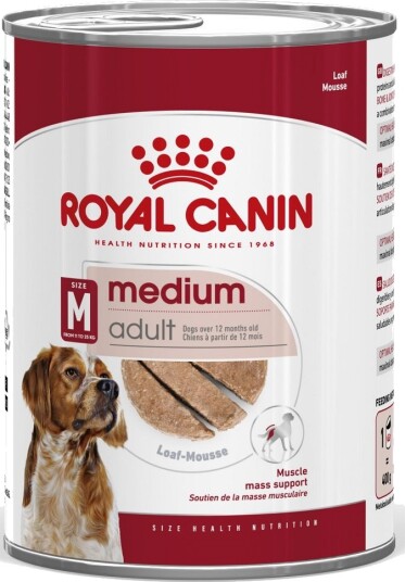 Royal Canin Size Våtfôr Adult Medium Mousse 12 X 410 G