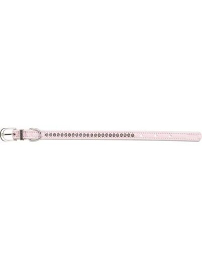 Trixie Active Comfort collar with rhine stones XXSXS: 1721 cm/12 mm pink