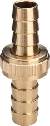 1/2 x 3/4" slangekobling i rødgods