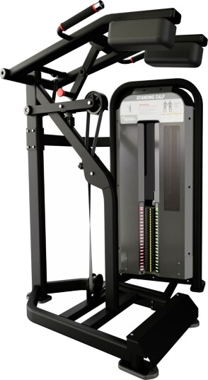 Nautilus Impact Standing Calf stående tåhev maskin 124x104x151 cm sort Nautilus Impact Standing Calf stående tåhev maskin 124x104x151 cm sort