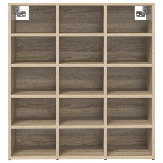 Sko Skap Sonoma eik 77.5 x 30 x 83.5 cm Konstruert tre Sko Skap Sonoma eik 77.5 x 30 x 83.5 cm Konstruert tre