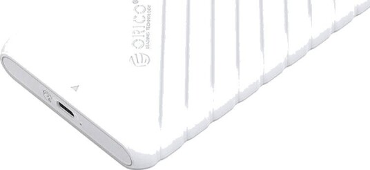 Orico 2.5" HDD/SSD harddiskkabinett USB-C 3.1 Hvit