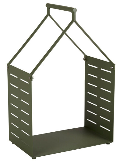 Brafab Belfort vedkurv Mosegrønn 40 x 40 cm Grønn