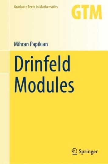 Drinfeld Modules Av Mihran Papikian