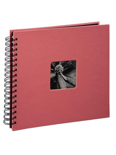 Hama "Fine Art" Spiral Album 28 x 24 cm 50 black pages flamingo Hama "Fine Art" Spiral Album 28 x 24 cm 50 black pages flamingo