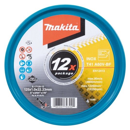Makita E 17120 12 Kappeskive 125x1.0mm