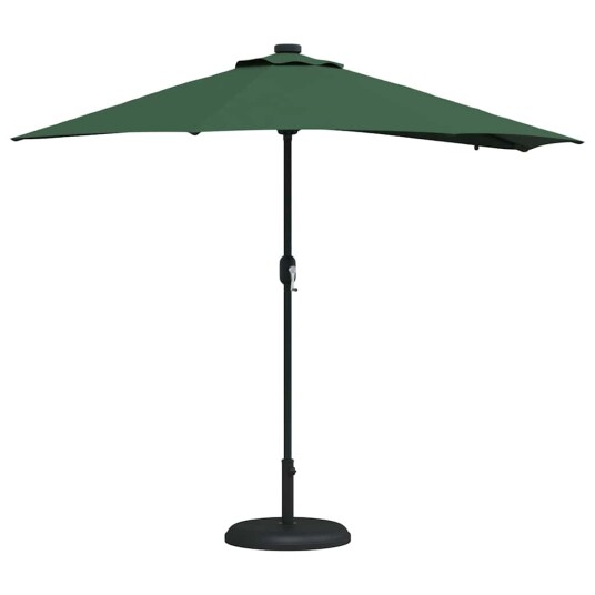  Hageparasol grønn 294 x 150 x 223 cm stoff