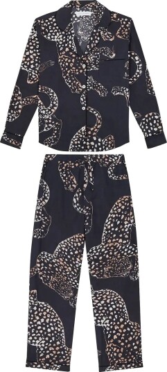 Desmond and Dempsey Jag Long Pyjama Set NAVY XS Desmond and Dempsey Jag Long Pyjama Set NAVY XS