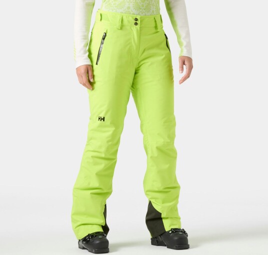 Helly Hansen Dame Legendary Isolerte Skibukser Grønn M