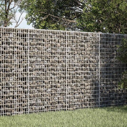 vidaXL Gabion med 3,5 mm wire og 5x2,5 cm nett 100x100x100 cm vidaXL Gabion med 3,5 mm wire og 5x2,5 cm nett 100x100x100 cm