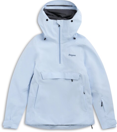 Bergans Women´s Oppdal Insulated Shell Anorak Light Dusty Blue, XS