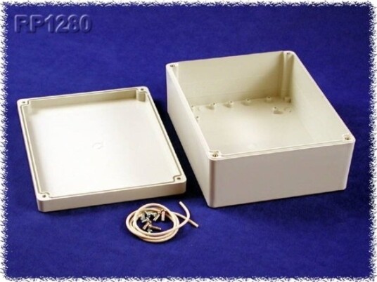 Hammond Electronics Rp1385c Universalskap 186 X 146 X 110 Abs Polykarbonat Grå 1 Stk