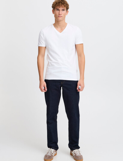 Casual Friday Cflincoln V-Neck Tee - White - L Casual Friday Cflincoln V-Neck Tee - White - L