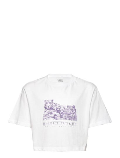 VANS Bright Future Relaxed Crop Ss White 151-165