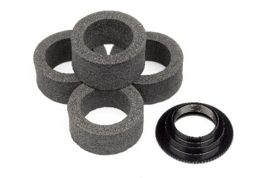 Servo Saver Foam 4 stk. med justeringsmutter
