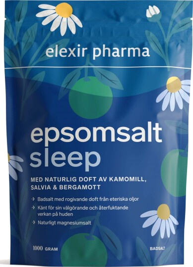 Elexir Pharma Epsomsalt Sleep 1000 stk