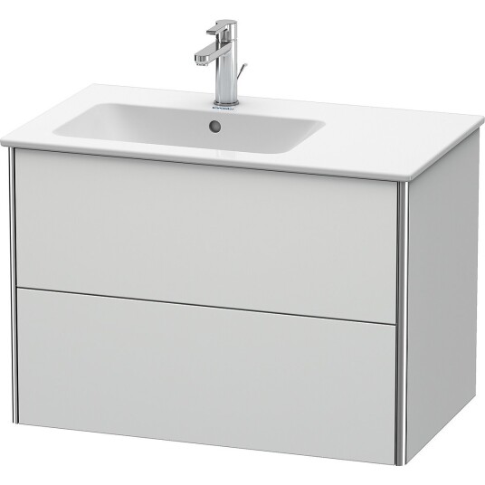 Duravit Xsquare Servantskap m/2 skuffer 810x560x478 mm Hvit Matt Lakk